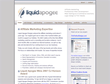 Tablet Screenshot of liquidapogee.com